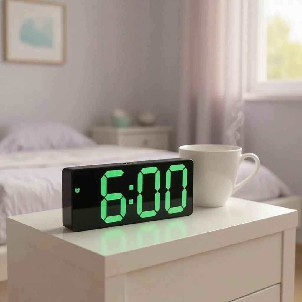 Reloj Despertador LED Multifuncional Dormitorio Oficina