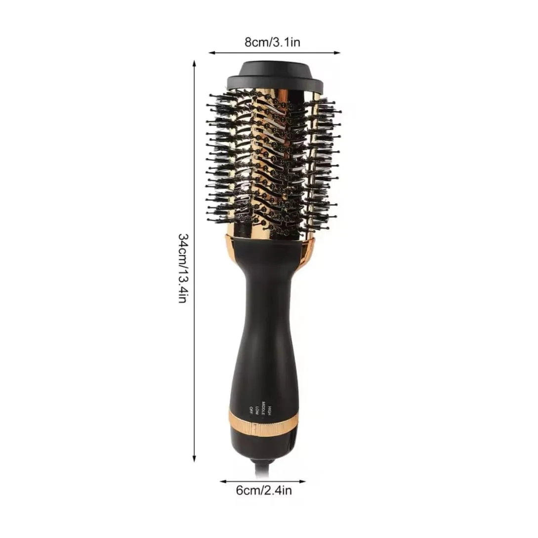 Cepillo Secador Cabello Alisador Ondulador 3 en 1 Mutifuncional