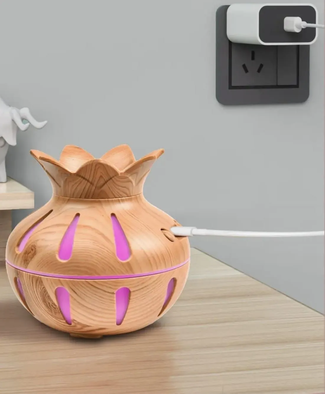 Humidificador Difusor Aromaterapia Luz LED