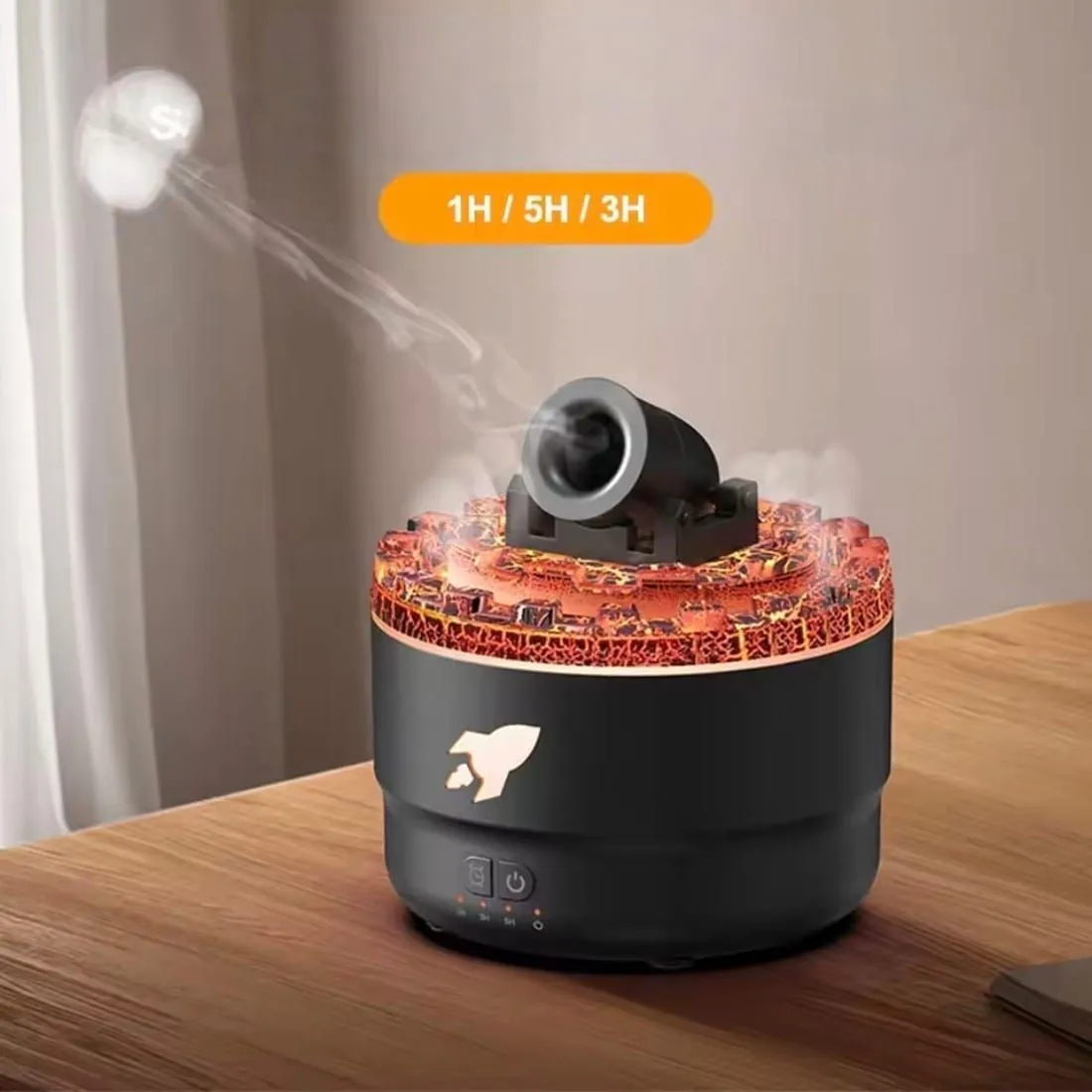 Humidificador de Aroma Diseño Cañón — Difusores de aceites eléctricos
