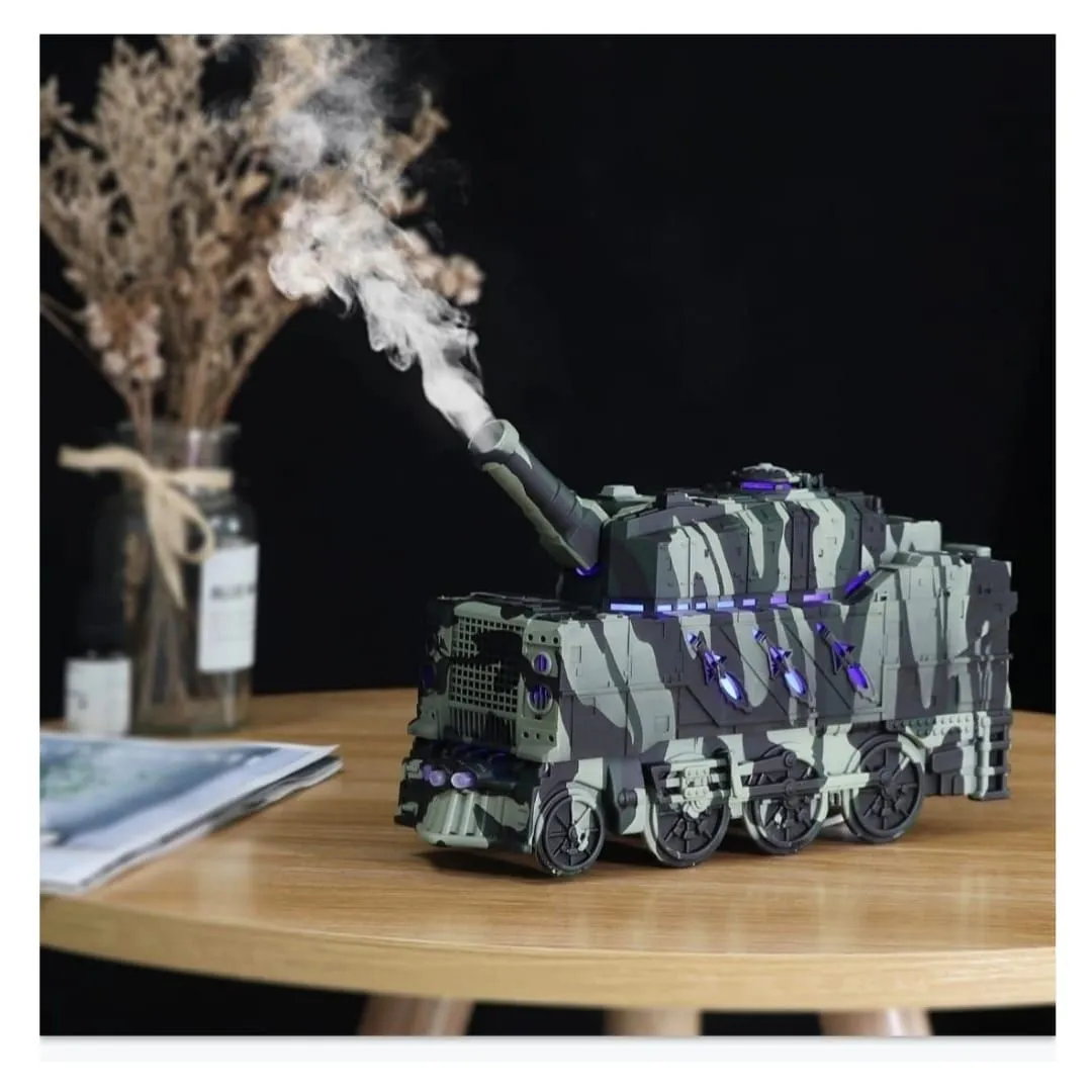 Difusor Ultrasónico Aromaterapia Tanque con Lámpara LED 300ml — Difusores de aceites eléctricos