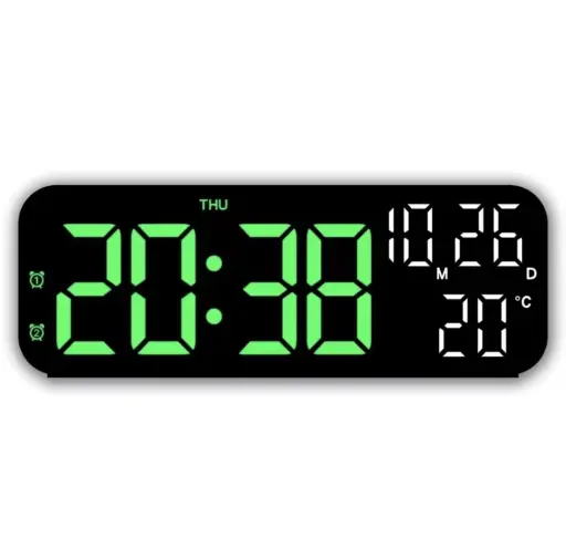 Reloj Despertador LED con Temporizador Para Dormitorio Oficina — Relojes