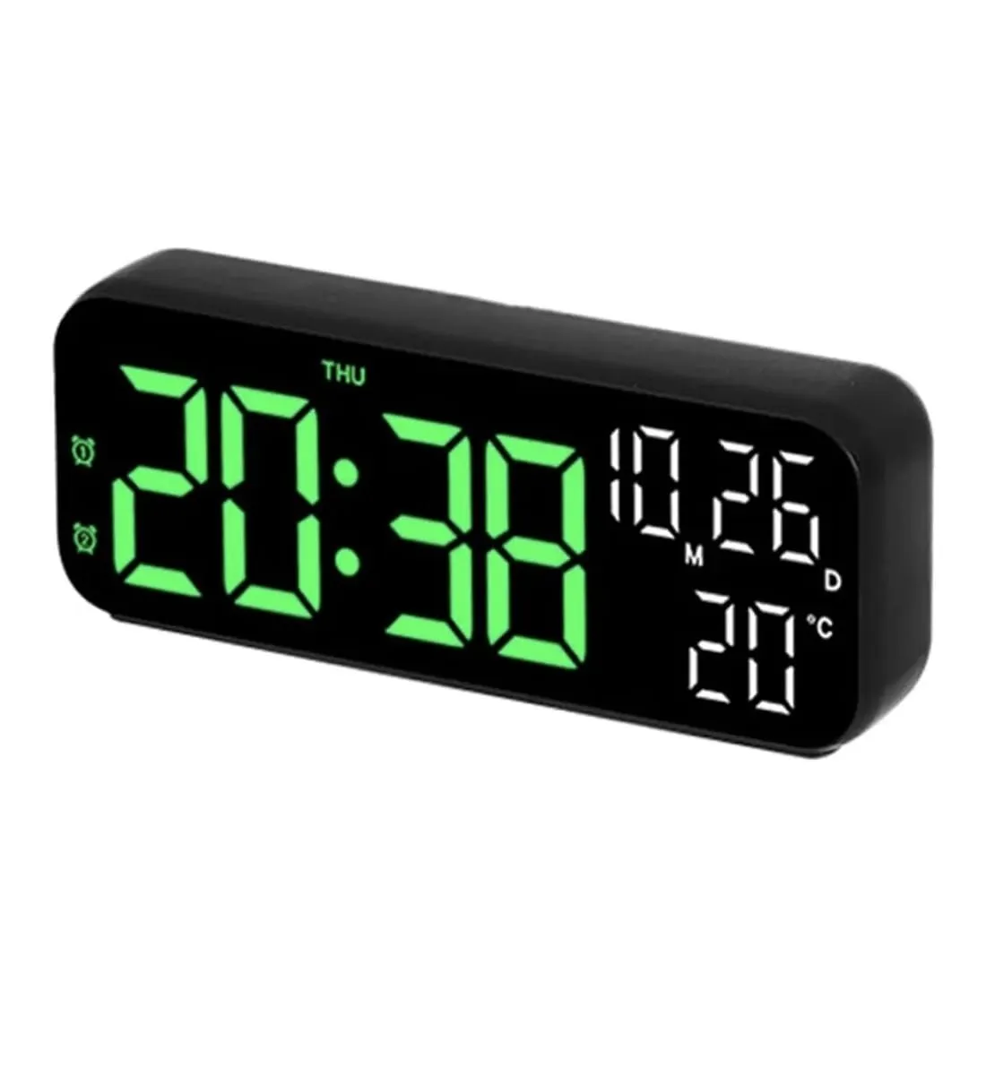 Reloj Despertador LED con Temporizador Para Dormitorio Oficina — Relojes