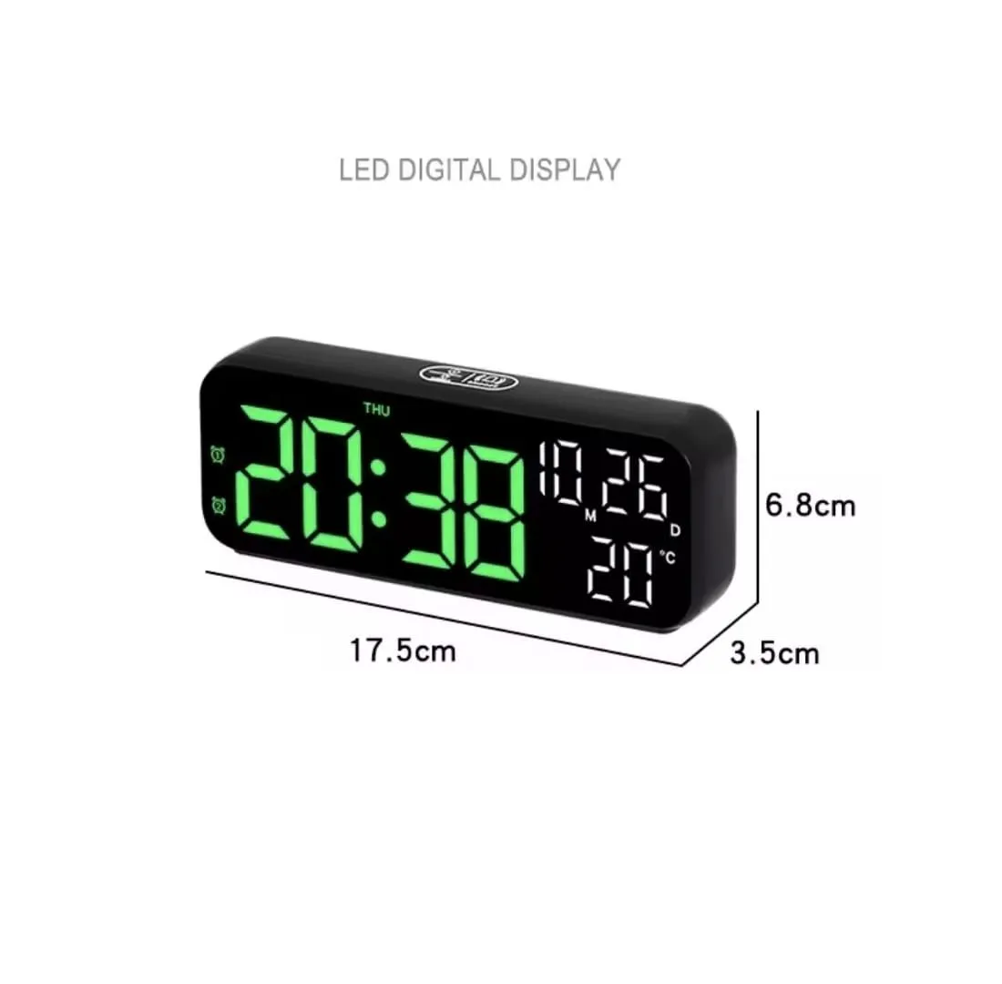 Reloj Despertador LED con Temporizador Para Dormitorio Oficina