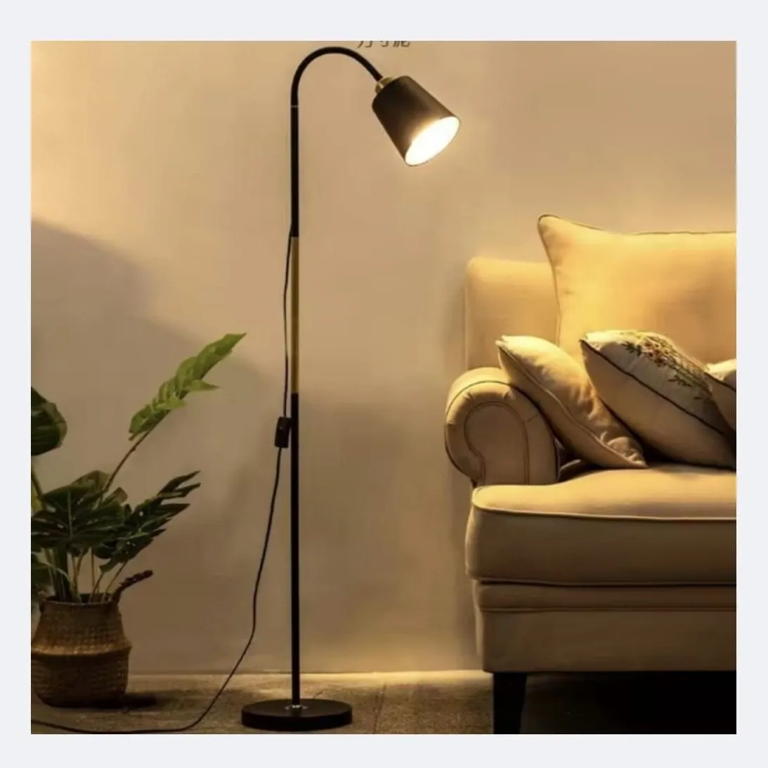 Lámpara De Pie Led Para Lectura Con Brazo Flexible
