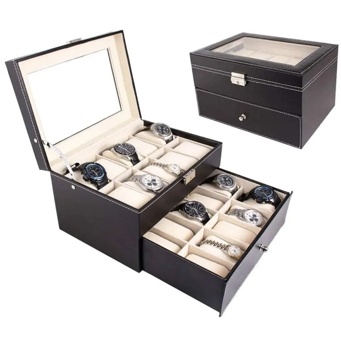 Organizador de 2 niveles para 20 Relojes