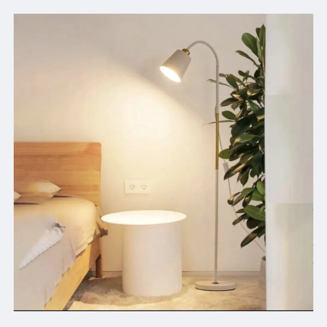 Lámparas de pie para Sala de Estar y Dormitorio Con Brazo Flexible