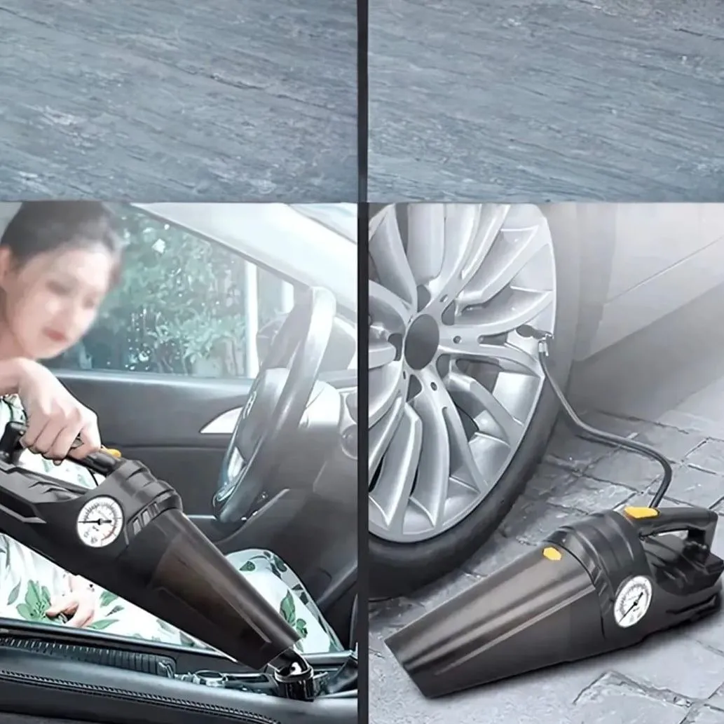 Aspiradora y Compresor De Aire Para Auto 100 Watts Potente