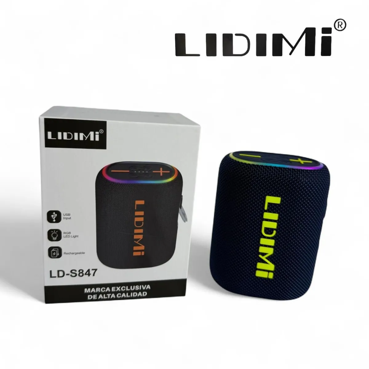 Mini Parlante Bluetooth LIDIMI LD-S847 con Power Bank