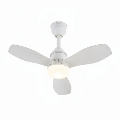 Ventilador de Techo 24” con Luz LED 30W Súper Silencioso + Control Remoto — Ventiladores de techo