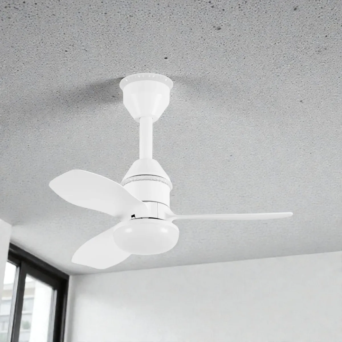 Ventilador de Techo 24” con Luz LED 30W Súper Silencioso + Control Remoto — Ventiladores de techo