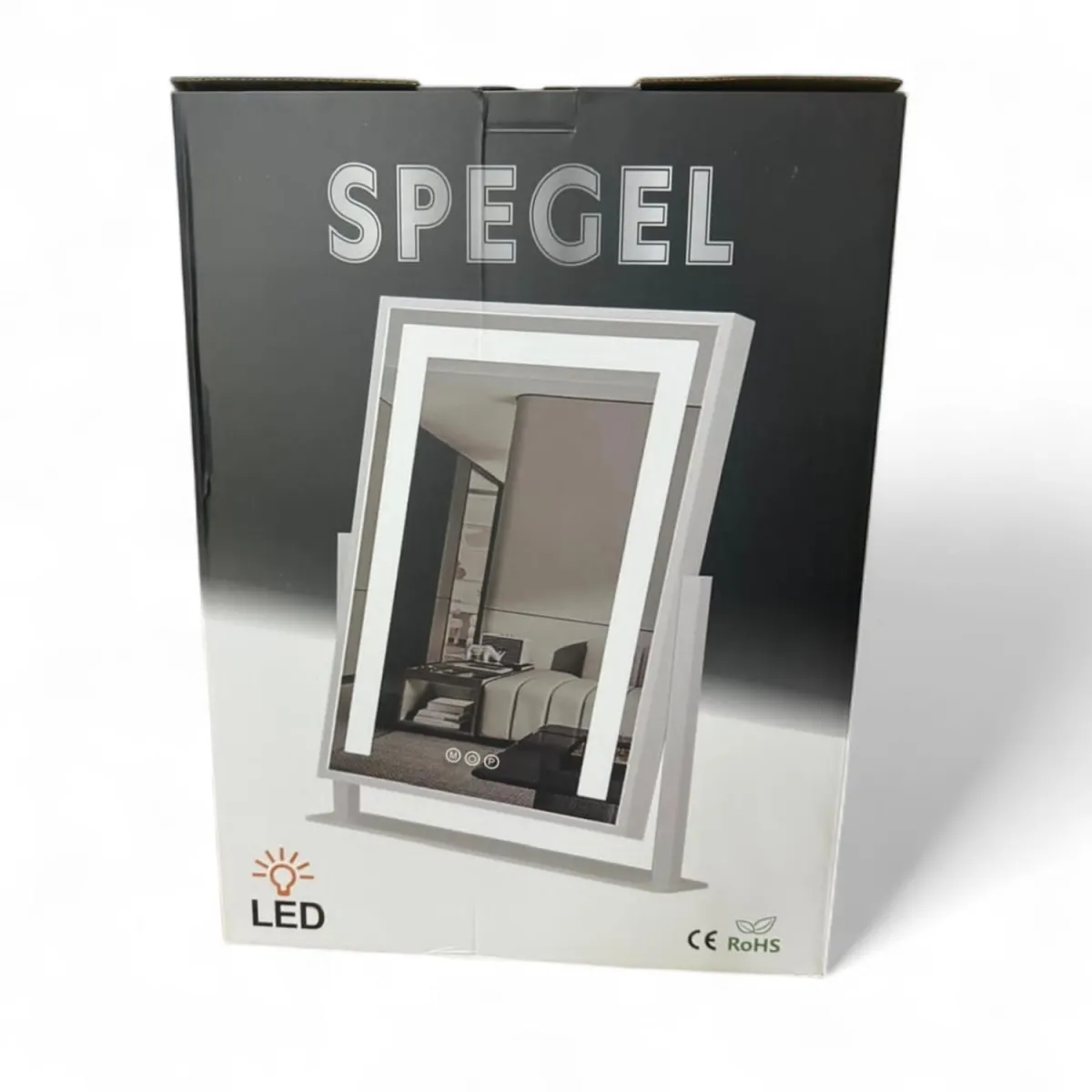 Espejo LED para Tocador con Luz Regulable y Control Táctil