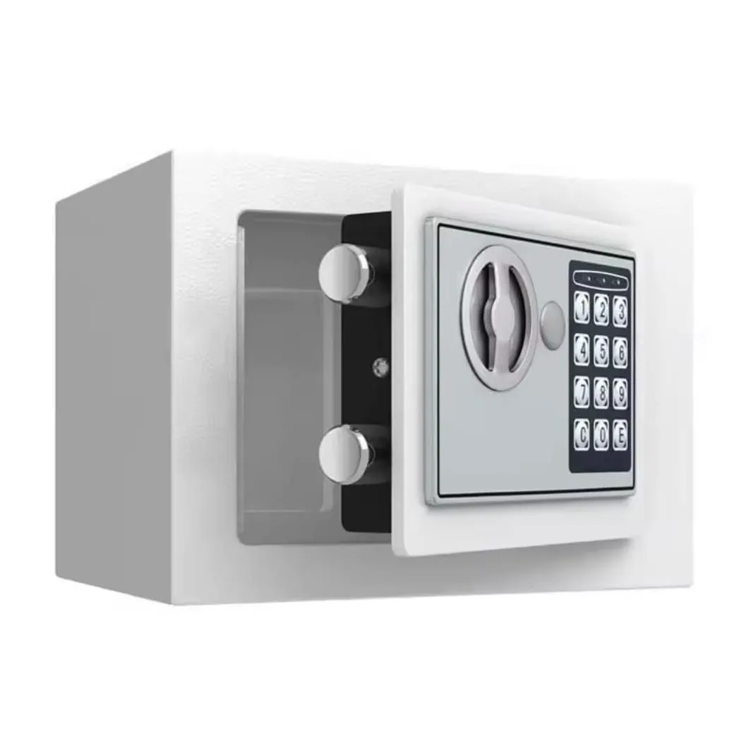 Caja Fuerte de Acero con Teclado Electrónico y Llave de Emergencia — Cajas de seguridad