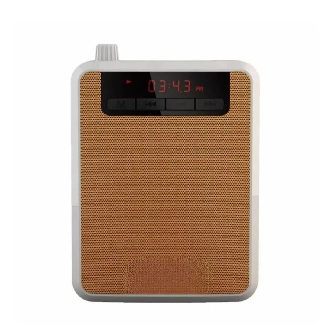 Amplificador de Voz Portátil Recargable con Micrófono Vincha Radio FM y Alta Potencia
