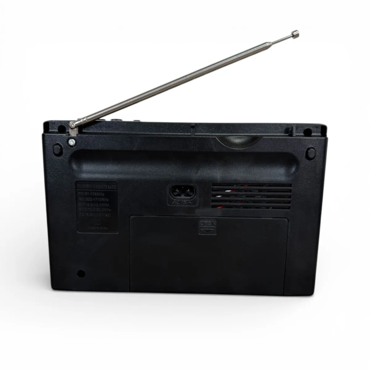 Radio Portátil Bossney Solar Bluetooth FMAMSW con Linterna