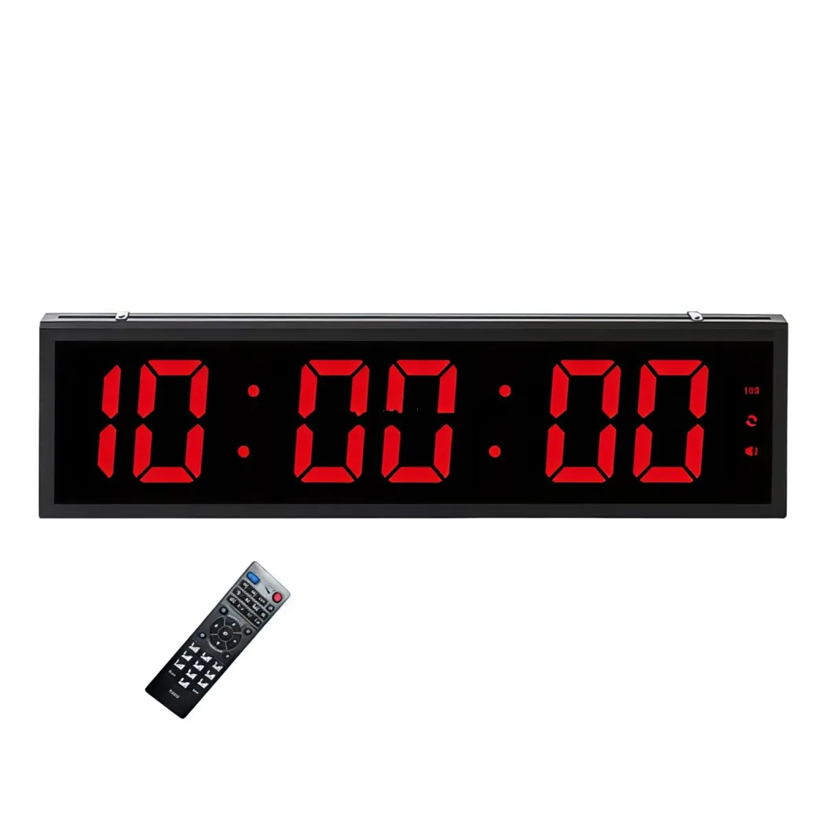 Reloj Digital LED Gigante 70x19 cm con Cronómetro, Cuenta Regresiva, Intervalos y Control Remoto