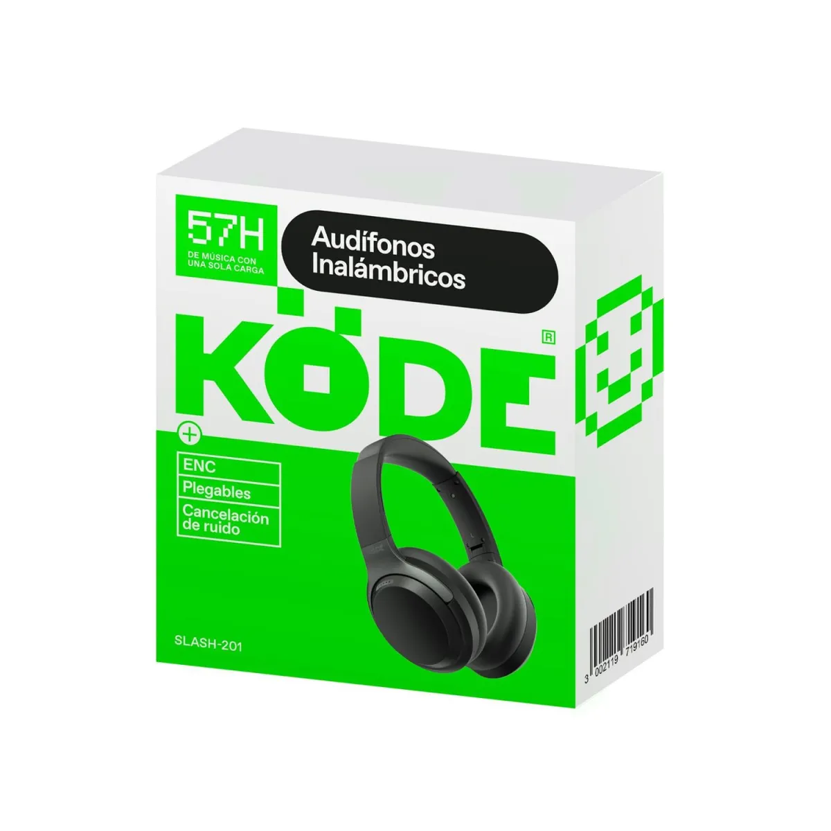 Audífonos Bluetooth KÖDE Slash-201 ANC 57 Horas