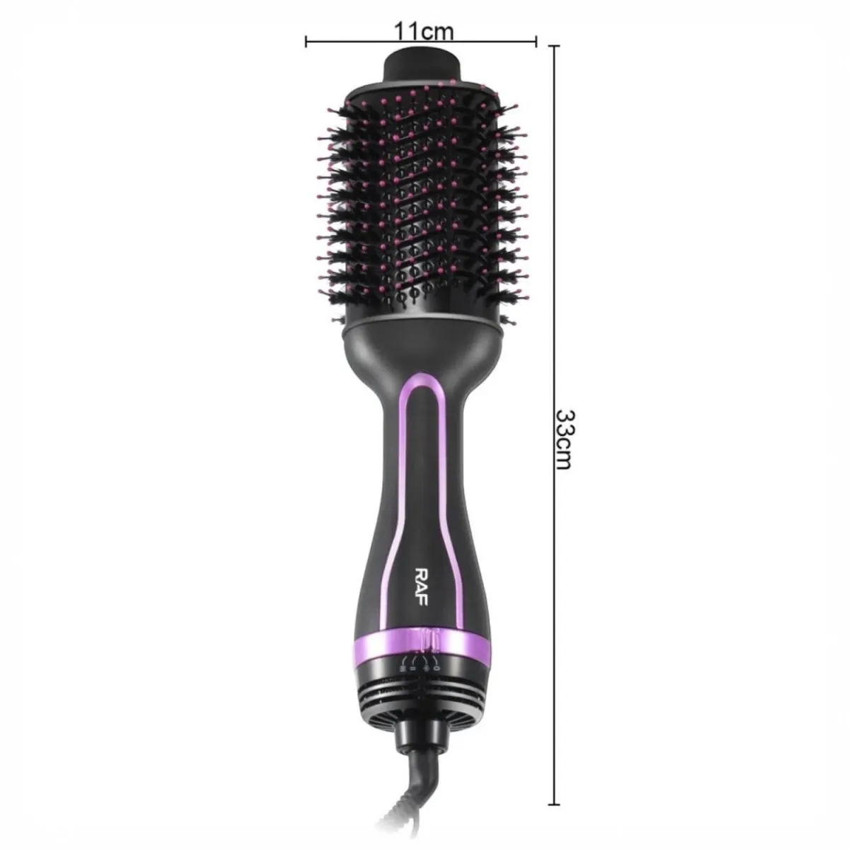 Cepillo Secador 2 en 1 RAF 1200W Alisa, Seca y Da Volumen — Cabello / productos para dar forma al pelo eléctricos