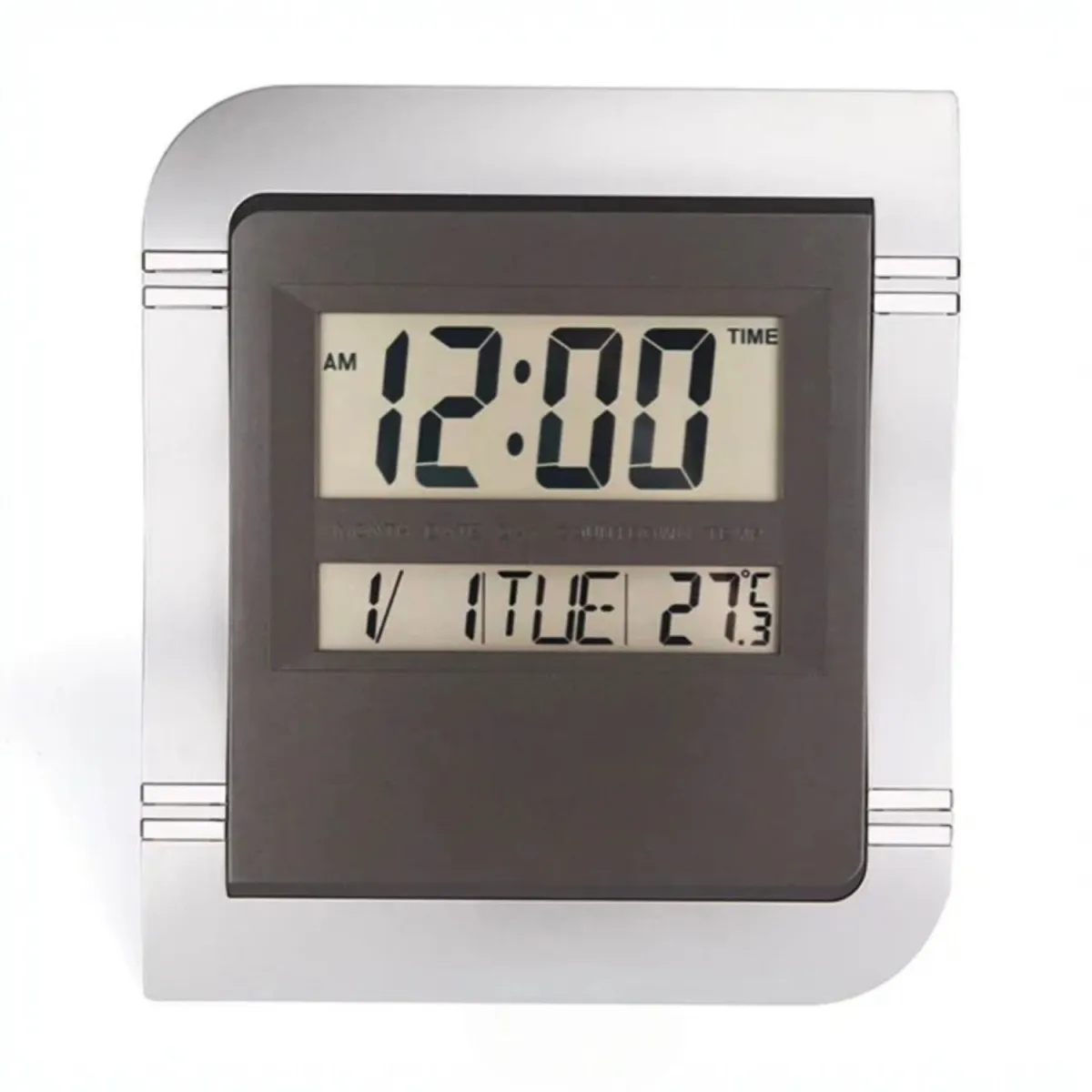 Reloj de Mesa DigitalGrande con Calendario, Temperatura y Alarma 27 x 23 cm