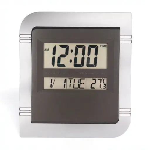 Reloj de Mesa DigitalGrande con Calendario, Temperatura y Alarma 27 x 23 cm — Relojes