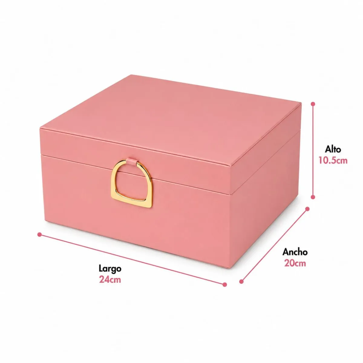 Caja Organizadora de Joyas Premium con Bandeja Extraíble — Joyeros / bolsas