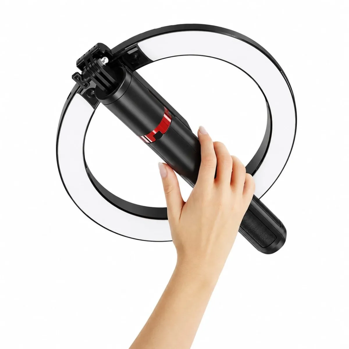 Aro de Luz LED 2.3M Recargable con Trípode y Soporte para Celular | Selfie Stick